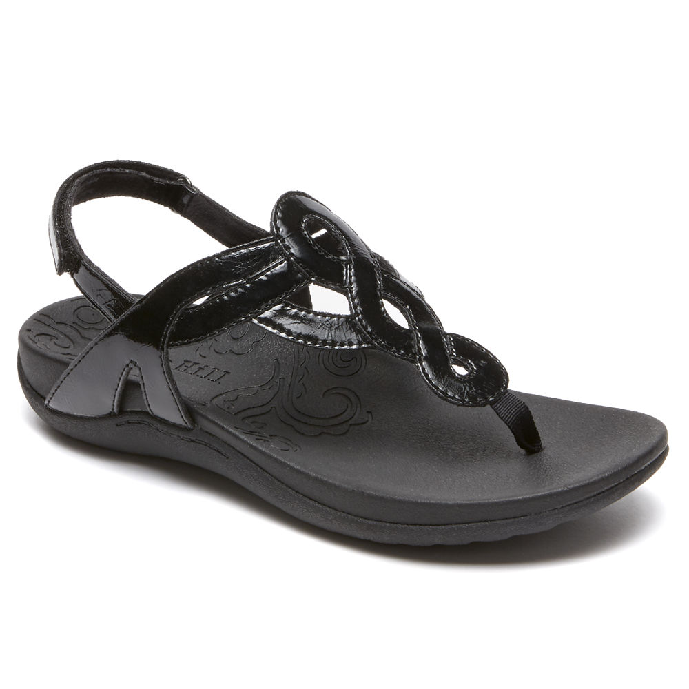 Rockport Sandaler Dame Svart - Ramona - YQAO59621